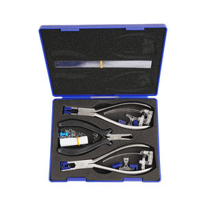 Aist Optics 10-Piece Professional Rimless Glasses Repair Toolkit Optical <b>Pliers</b> <b>Set</b> Silhouette Eyewear Assembly Hand Tools - Product Image 3