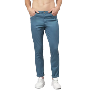 Pantalon chino en coton slim pour homme, design de mode de haute qualité, tailles S-5XL, nouvelle collection printemps, vêtements fabriqués directement en usine au Bangladesh - Product Image 4