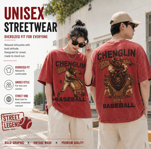 Camiseta Gráfica de Manga Corta de Algodón Pesado, Personalizada con <span class=keywords><strong>Sublimación</strong></span> DTG, Estilo Oversize, Lavado Vintage, Estampado de Letras - Product Image 2