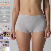Fabricante OEM, Venta al por Mayor de Pantalones Cortos de Yoga, Ropa Interior de Algodón para Mujer
