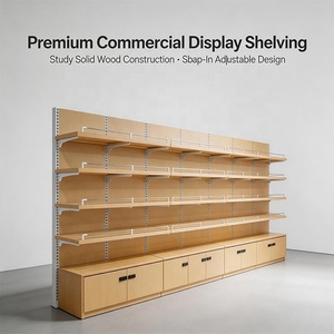 Estantería Comercial de Metal y Madera de Alta Resistencia para Exhibición en Tiendas de Lujo - Product Image 4