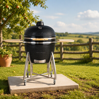 Barbecue Kamado SEB 29 pouces en céramique, fumoir au charbon de bois, certifié CE LFGB, fabricant de barbecues en gros