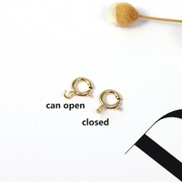 Haute qualité 14k or rempli fermoir à ressort gros cordon en métal se termine fermoir collier Bracelet 5-8mm résultats de bijoux et composants