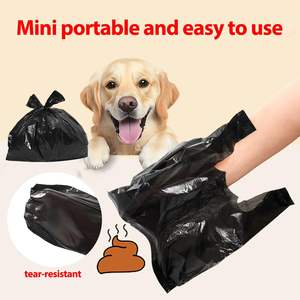 Sacs poubelles jetables épaissis, sacs à ordures à poignées grande capacité, sacs de stockage de déchets en plastique durables pour la cuisine et l'usage quotidien - Product Image 2