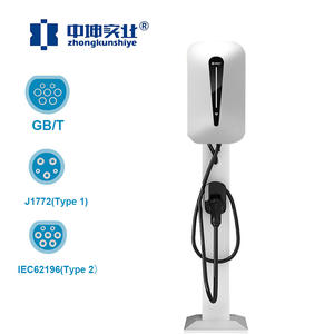 شاحن سيارات كهربائية سريع بقوة 7 كيلوواط بسعر منخفض، أحادي أو ثلاثي الطور، نظام شحن من النوع 2 مثبت على الأرض - Product Image 1