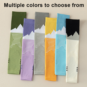 Manchons de jambe de <span class=keywords><strong>compression</strong></span> à gradient de Offre Spéciale Spandex Polyester et nylon pour l'entraînement et la protection quotidiens des jambes - Product Image 5