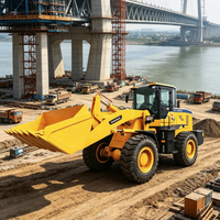 Chargeurs frontaux de 5 tonnes avec moteur WP10H et godet de 3,6/4,0 m³ – Machine de chargement pour la construction