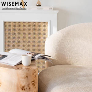 WISEMAX MUEBLES Venta caliente muebles de sala de estar sofás de tela respaldo largo sofá silla hogar centro comercial Hotel recepción sofá de ocio - Product Image 6