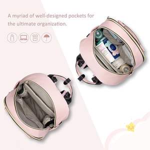 Muestra gratuita de bolsas de pañales multiusos para madres viajeras, juego de cuatro piezas, bolso de mano para pañales de bebé - Product Image 4