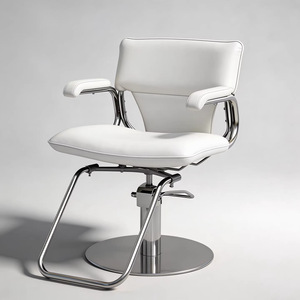 Chaise de barbier moderne avec base en métal, chaise de coiffure économique mais durable pour salon de coiffure - Product Image 6