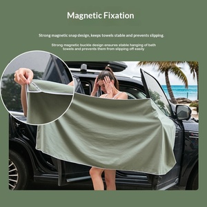 Toalla de baño magnética de secado rápido para playa de verano transfronteriza, tapete de yoga portátil de fibra ultrafina absorbente de agua personalizado - Product Image 3