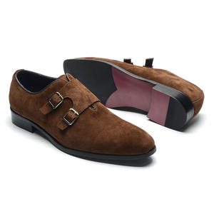 Zapatos Oxford Clásicos Hechos a Mano para Hombre con Doble Hebilla, de Cuero Vacuno, que Aumentan la Altura, Transpirables e Impermeables, para Bodas de Otoño - Product Image 1