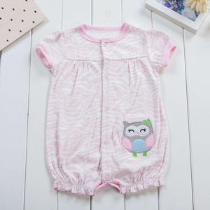 Liquidation vente sur décontracté bébé barboteuse combinaison Onesie 100% coton dessin animé motif été infantile commerce extérieur vêtements - Product Image 3