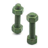 High Quality ASME B18.31.1 PTFE Stud Bolt Astm A193 B7 Threaded Rod Stud Bolts and Nuts