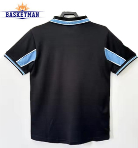 Seragam Tim Olahraga SMA Custom Anti-UV Bahan Halus Model Bahu Rata untuk Pria Pewarnaan Garment Nama LOGO - Product Image 4