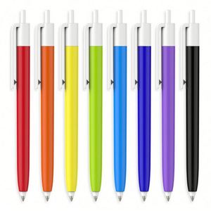 Bolígrafos de Plástico Personalizados con Marca, Económicos, con Mecanismo de Clic, para Hoteles y Regalos Promocionales - Product Image 1