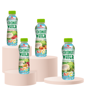 เครื่องดื่มมะพร้าวแบบปรับแต่งได้ NFC รสชาติอาหารผักผลไม้ปราศจากน้ำตาลจากผู้ผลิตในบรรจุภัณฑ์ขวด - Product Image 1