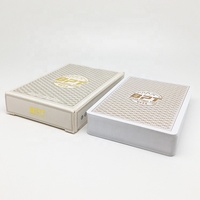Cartes à jouer publicitaires personnalisables haut de gamme avec boîte en papier durable pour usage familial