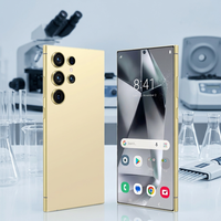 Smartphones Android S25 Octa Core LTE CDMA Anglais Français Écran LED HD 7,3 pouces 90Hz Double SIM Charge rapide 65W 4+64 Go 108MP