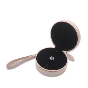 Factory Stock Round <b>Jewelry</b> <b>Box</b> Soft <b>Leather</b> <b>Jewelry</b> <b>Box</b> Mini <b>Jewelry</b> <b>Box</b> Support Customization And Wholesale - Product Image 4