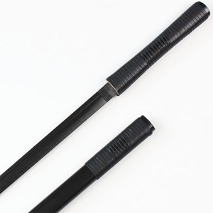 Katana d'entraînement en bois non affûté de 104 cm, <span class=keywords><strong>Bokken</strong></span> <span class=keywords><strong>japonais</strong></span> avec fourreau noir pour la pratique des arts martiaux Iaido - Product Image 4