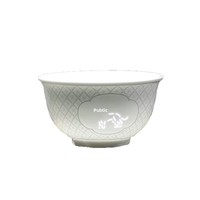 Bol à riz en céramique de porcelaine de Jingdezhen Linglong, sculpté, couleur sous-glaçure, compatible micro-ondes, style moderne et minimaliste