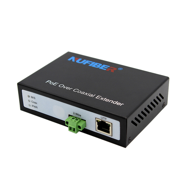 NF-9802 IP Ethernet Over 2wire Extender EOC+POC+POE Converter for CCTV POE IP Cameras Fiber Optic Equipment