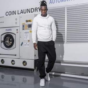 Luxury Winter Men's Pullover <b>Hoodie</b> Garment Dyed Polyester <b>Fleece</b> Ultra Quick Dry <b>Lined</b> OEM - Product Image 6