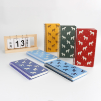 Ensemble complet de carnets d'écriture avec motif de cheval de Dalå, cadeaux et souvenirs uniques, reliure spirale, 100 pages, carnet avec motif de cheval de Dalå