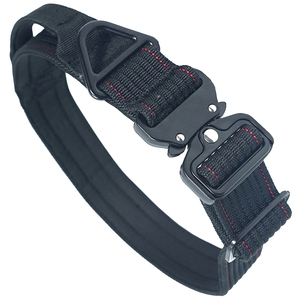 Heavy Duty Tactical Dog <b>Collar</b>, Durable Nylon Webbing <b>Pet</b> <b>Collar</b> with Quick Release Metal Buckle, Shock Absorbing Dog <b>Collar</b> for - Product Image 3