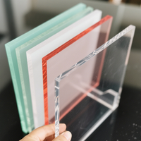 Plaque acrylique PMMA transparente à découper, épaisseur 2mm-10mm, pour signalétique et bricolage industriel