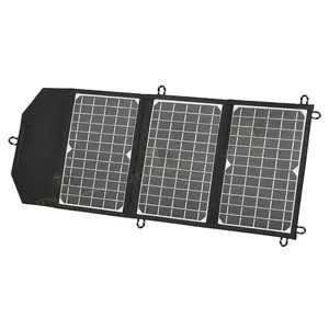 Panel surya lipat portabel ETFE 21W, Panel surya lipat 20w luar ruangan