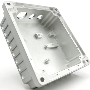 Carcasa de Radiador de Aluminio de Precisión Mecanizada por CNC |   Caja de Protección Electrónica Mecánica Personalizada - Product Image 2
