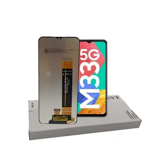 Samsung M33 için orijinal yeni hizmet paketi LCD M336 cep telefonu tamir parçaları LCD resmi SVC SEVT servis paketi ile