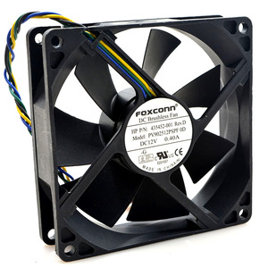 Foxconn PV902512PSPF 0D DC12V 0.40A 90*90*25MM 9CM Original tout nouveau ventilateur de refroidissement de châssis <span class=keywords><strong>Dell</strong></span> à quatre fils à température contrôlée - Product Image 1