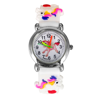 Montre de sport pour enfants, dessin animé, anime, mignonne, mini boîtier en alliage, verre pour la maternelle, l'école primaire, charme à la mode pour les enfants