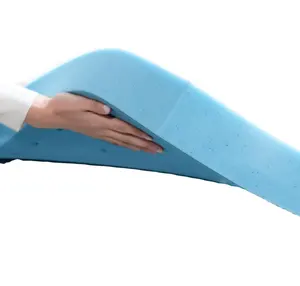3英寸凝胶注入记忆泡沫床垫套高密度冷却垫可拆卸安装竹套通风设计-10年
