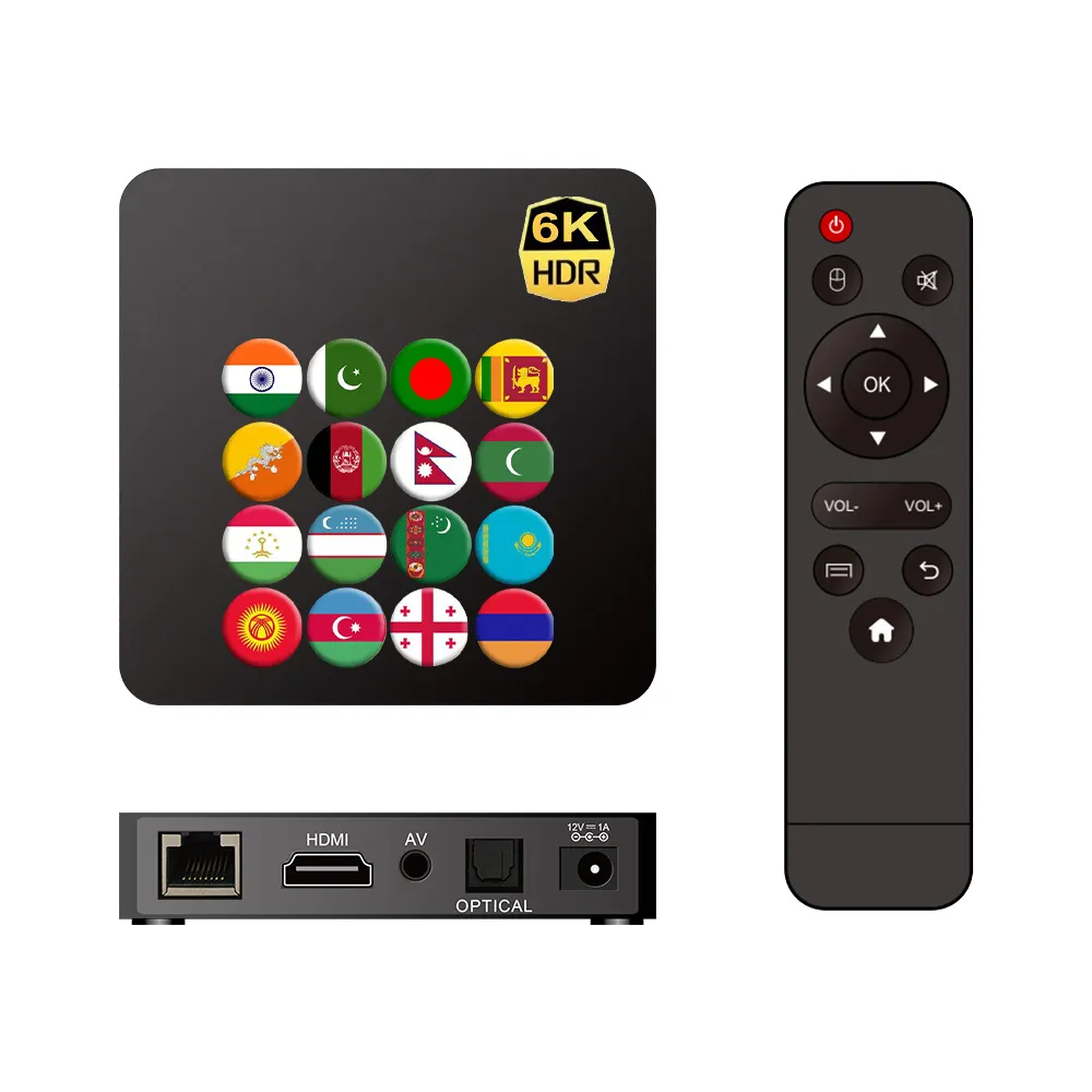 ALLWINNER H616 OTT Bluetooth5.0 Free Android Download Play Store 6K ITV Smart TV Box Android 10 2G 16G
