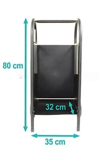 Chariot à bois moderne en acier - Product Image 6