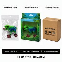 Hijau-Biru Ramah Lingkungan TPR 12.5X11X4.5Cm Mainan Katak Figur Katak Safari Realistis Mainan Edukasi Dekorasi Meja Anak-anak