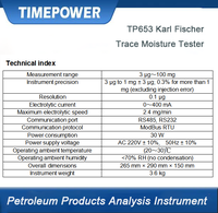 ASTM D6304 Karl Fischer Trace Moisture Tester for Petroleum Products