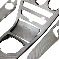 Pour Mercedes Benz classe C W205 fibre de carbone intérieur modifié Style masque de changement de vitesse paquet voiture mise à niveau Kit de carrosserie