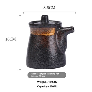 ขวดใส่นองน้ำมันสไตล์ญี่ปุ่นสำหรับใส่ซอสถั่วเหลืองพร้อมฝาปิด - Product Image 6