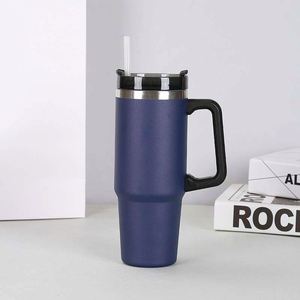 Stainless Steel <b>Cup</b> for Adults, 30Oz Thermal Insulation <b>Cup</b> With Modern Design Straw - Product Image 5