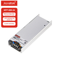 Alimentation à découpage AC/DC sans ventilateur Jiangtek NFP-500-24 500W 24VDC avec PFC