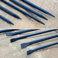 Double tête Heavy Duty 600mm Flooring Tool Jimmy Crowbar Steel Pinch Point Rescue Crow Lever bar
