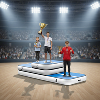 Podium gonflable étanche pour compétitions sportives, podium portable pour vainqueurs, événements sportifs, récompenses, cérémonies sportives, EN14960