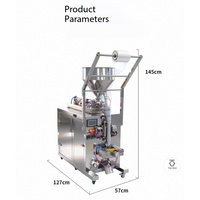 Machine d'emballage automatique de sachets avec pompe à moteur électrique, volume de remplissage réglable pour Ketchup, Beurre de cacahuète, Confiture, Miel, Petits formats