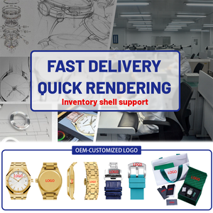 Arabic Numbers Japan Miyota Quartz Custom Logo Men's <strong>Watch</strong> <strong>Black</strong> with Stainless Steel Band Quartz <strong>Watch</strong> - Product Image 6