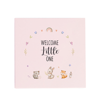 Impression personnalisée coloré mignon couverture rigide caché reliure bobine ma première année bébé livre Journal pour nouveau-né bébé nouvelle maman Parents